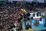 Во время похорон генерала Касема Сулеймани в Кермане, 7 января 2020 года
