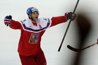 2015 год. Чемпионат мира по хоккею в Праге. Яромир Ягр после заброшенной победной шайбы в матче Чехия – Финляндия