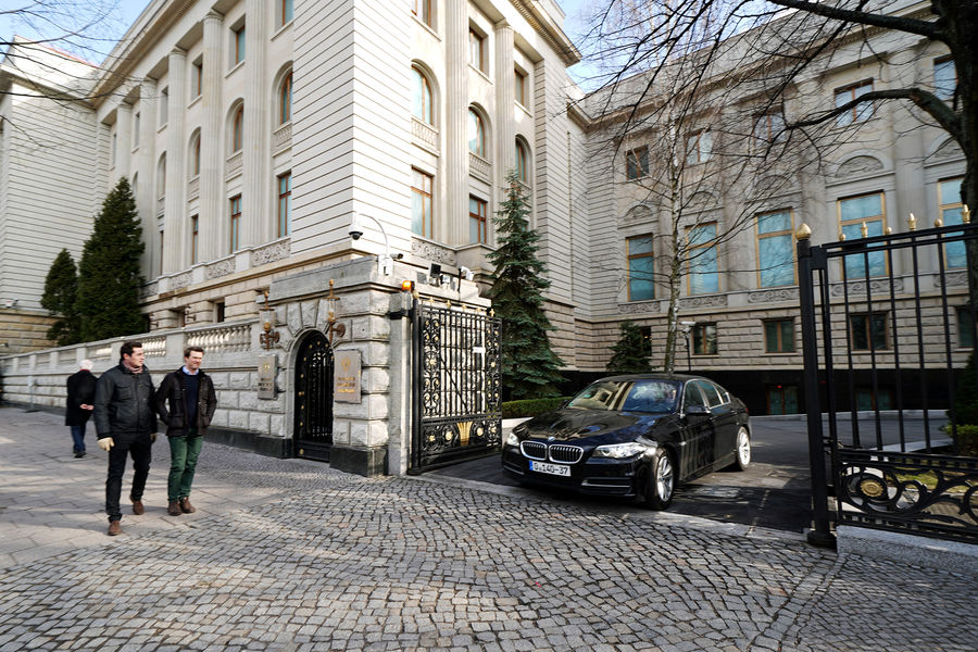 Здание посольства Российской Федерации в Берлине