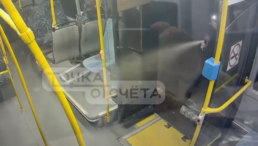 Россиянин в маске распылил перцовую смесь в автобусе