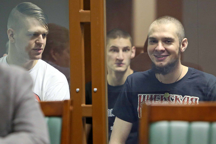 Оглашение приговора участникам националистической группировки «Невоград» в Санкт-Петербурге