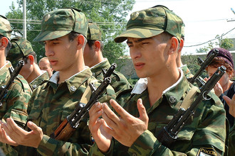 Принятие присяги в Грозном