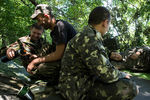 Позиции украинской армии под Донецком