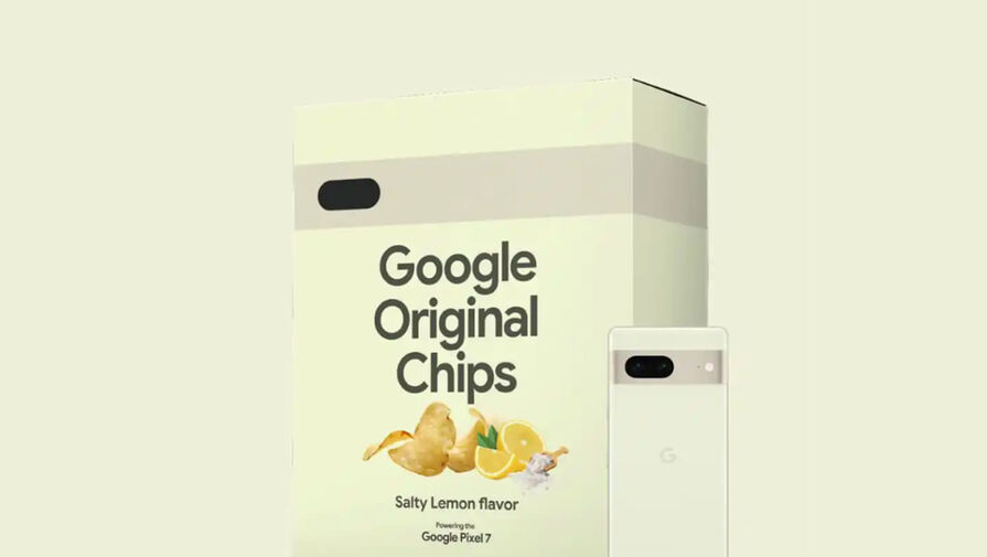 Google представила в Японии чипсы со вкусами смартфонов Pixel 7 и Pixel 7 Pro
