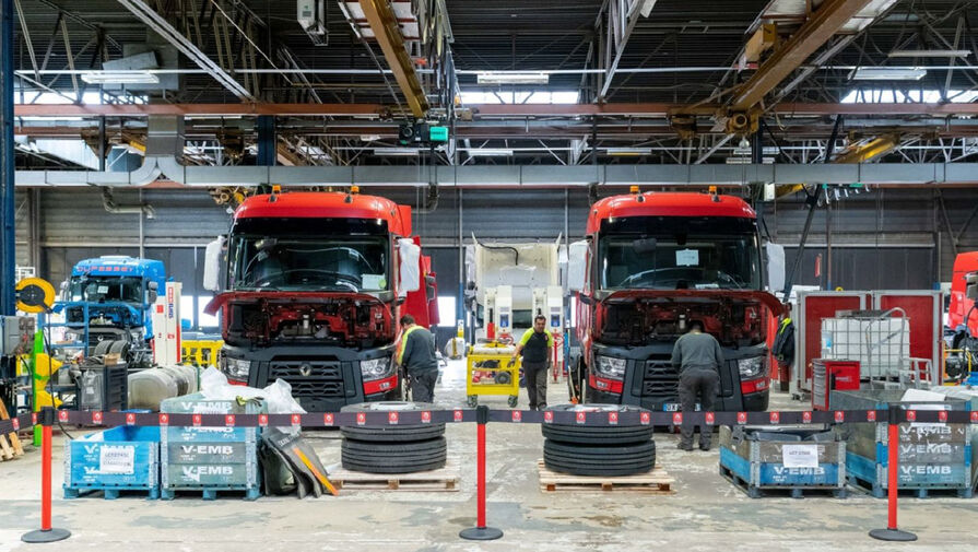 Renault открыла предприятие по разборке грузовиков на запчасти