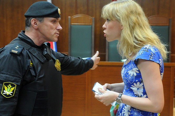 Мария Баронова, одна из четырех подсудимых по «делу 12», освобожденная в связи с объявленной Государственной Думой амнистией