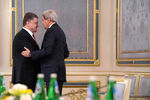 Госсекретарь США Джон Керри во время встречи с Петром Порошенко
