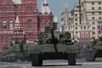 Танк Т-14 «Армата» во время генеральной репетиции парада Победы на Красной площади