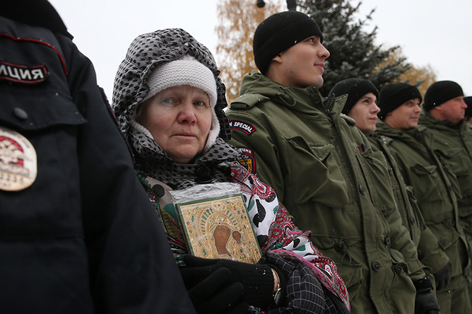 Казань. Во время крестного хода в день празднования Казанской иконы Божией Матери