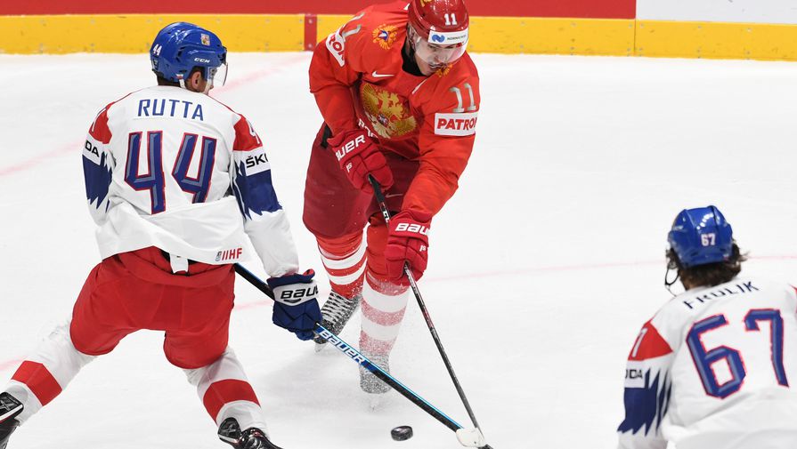 Сборная России обыграла команду Чехии в матче чемпионата мира