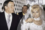 Нэнси Синатра с отцом во время своей свадьбы