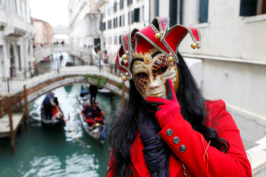 Во время ежегодного Венецианского карнавала, февраль 2023&nbsp;года