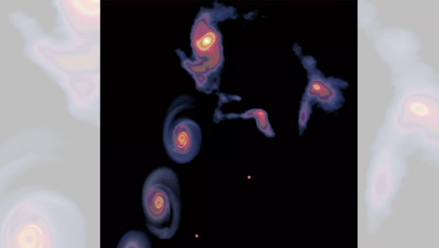 Астрономы обнаружили необычный спиралевидный объект в центре галактики