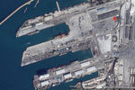 Порт Тартус в Сирии на картах Google