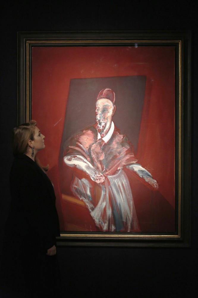 Фрэнсис Бэкон, «Сидящая фигура (красный кардинал)» (1960) — $44,96 млн