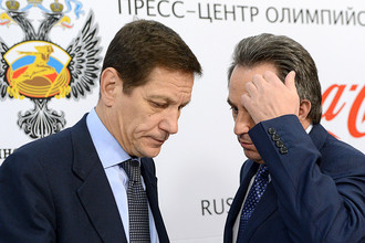 Глава ОКР Александр Жуков и министр спорта Виталий Мутко