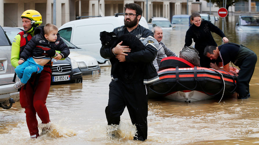 Последствия наводнения на&nbsp;юге Франции, октябрь 2018 года