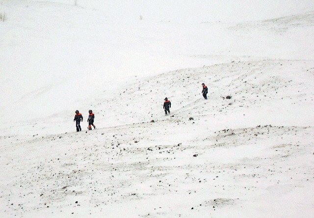 Поисково-спасательные работы на горе Ак-Баштыг в Туве