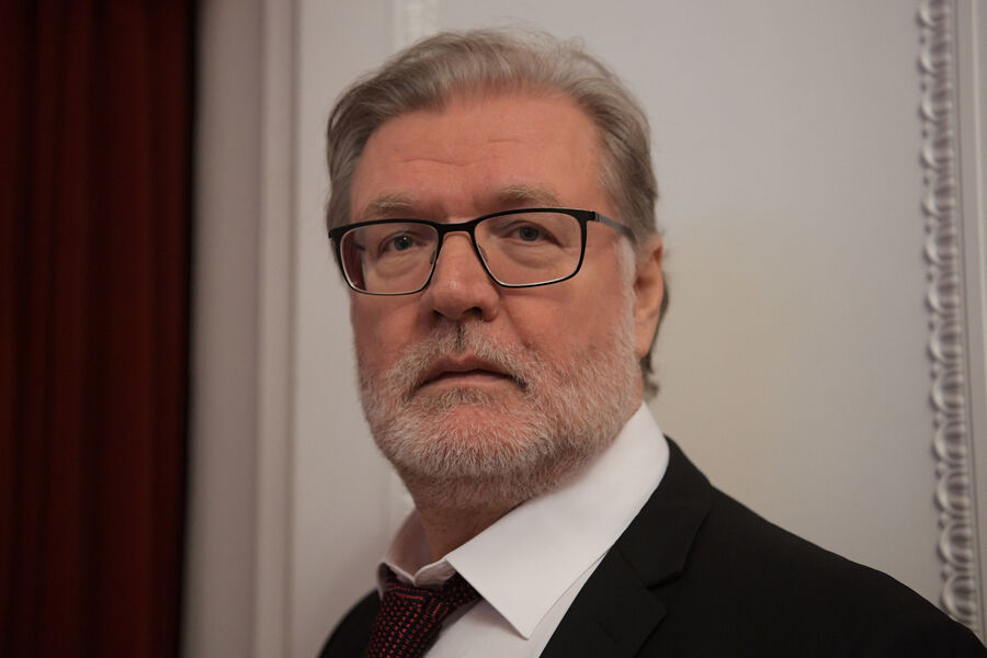 Актер, народный артист России Владимир Симонов во время сбора труппы Театра имени Евг. Вахтангова, 2021&nbsp;год