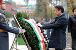 Премьер-министр Италии Джузеппе Конте у Могилы Неизвестного Солдата в Александровском саду, 24 октября 2018 года