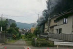 Последствия поджога в здании мультипликационной студии Kyoto Animation Co. в японском Киото, 18 июля 2019 года. Кадр из видео