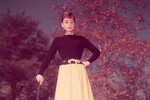 Одри Хепберн играет в гольф, 1955 год