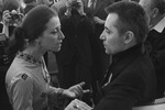 Народная артистка СССР балерина Майя Михайловна Плисецкая и народный артист СССР главный балетмейстер Государственного дважды ордена Ленина академического Большого театра Союза ССР Юрий Николаевич Григорович во время беседы, 1986 год 