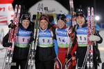 Сборная Норвегии - серебряный призер в эстафете в Оберхофе