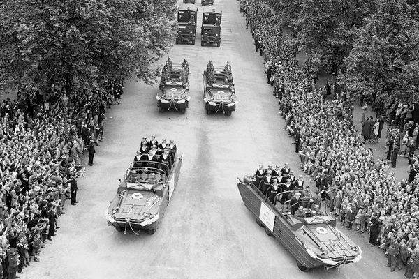 Празднование Победы в Лондоне в 1946 году