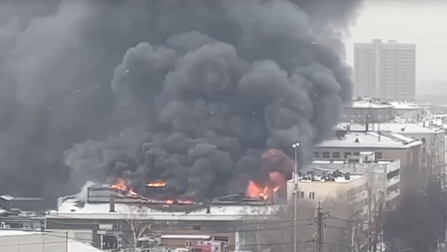 В Москве произошел второй за день пожар на складе