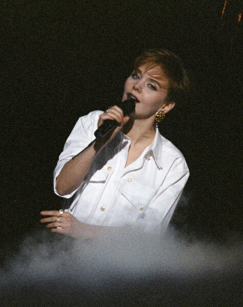 Валерия во время концерта, 1992&nbsp;год 