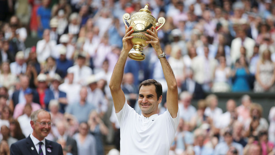 Роджер Федерер выиграл Уимблдон в восьмой раз