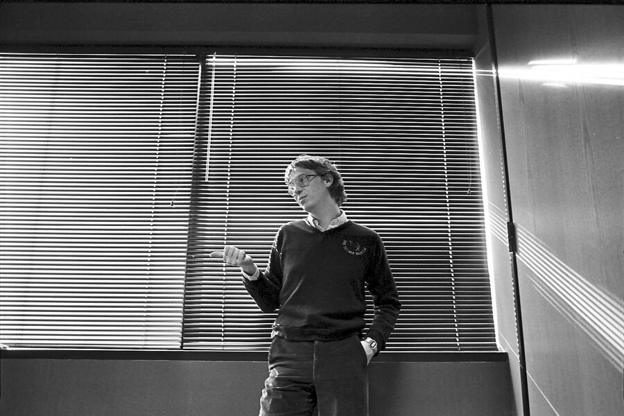Американский предприниматель, один из основателей компании Microsoft Билл Гейтс в 1982 году