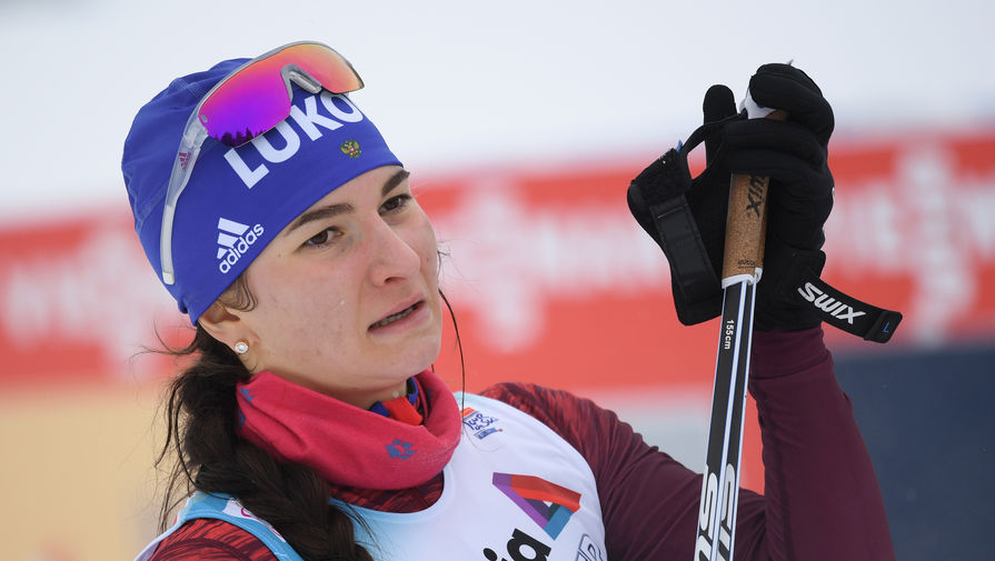 Российская лыжница Наталья Непряева 