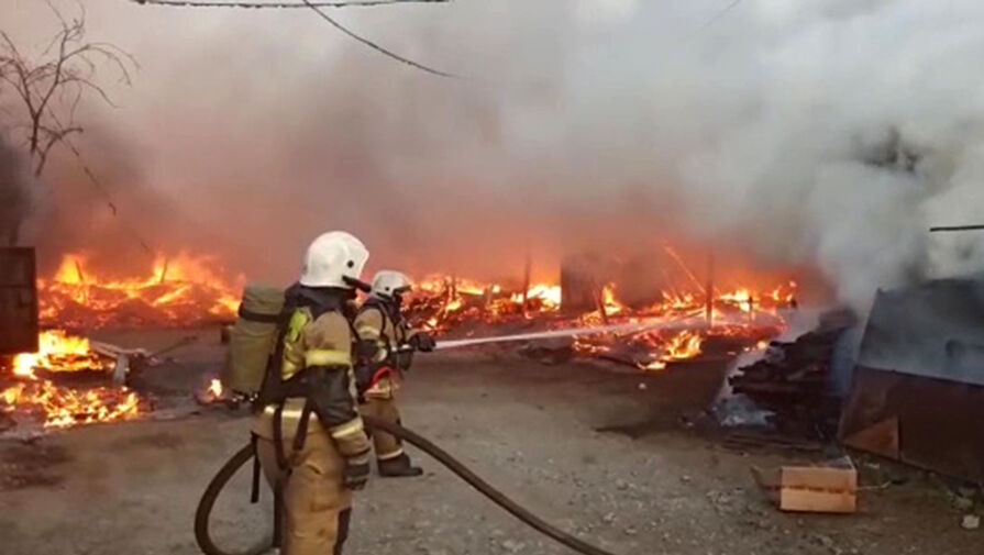 Экстренные службы назвали предварительные причины пожаров в Курганской области