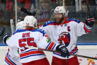 Пражский «Лев» празднует выход в финал Кубка Гагарина