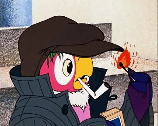 Кадр из мультфильма «Возвращение блудного попугая», 1984 год