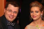 Актеры Гарик Харламов и Кристина Асмус на церемонии награждения «Прорыв года-2013»