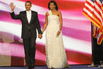 Барак и Мишель Обама на инаугурационном балу 2009 года