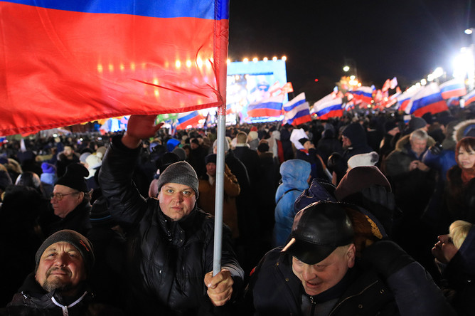 Митинг-концерт «Россия. Севастополь. Крым» на Манежной площади, 18 марта 2018 года