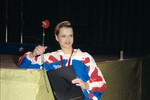 Светлана Хоркина, занявшая первое место на международном турнире по спортивной гимнастике «Звезды мира-95» в «Лужниках», 1995 год