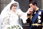 Принц Чарльз и принцесса Дианы в день свадьбы