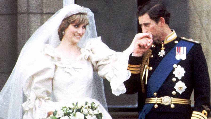 Принц Чарльз и принцесса Дианы в&nbsp;день свадьбы