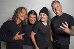 Группа Metallica, 2016 год. Слева направо: Кирк Хэммет, Роберт Трухильо, Ларс Ульрих и Джеймс Хетфилд