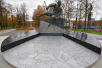 Открытие памятника советскому хоккеисту Валерию Харламову на территории олимпийского комплекса «Лужники» в Москве, 25 октября 2017 года 