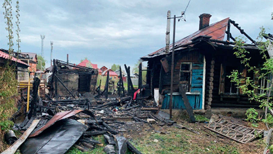 В Новосибирске во время пожара погиб четырехлетний ребенок