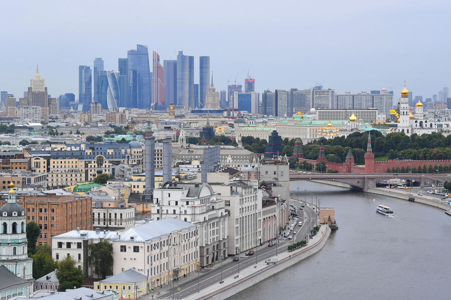 Вид на Московский международный деловой центр «Москва-Сити»