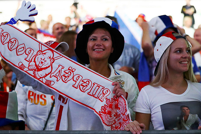 Болельщики сборной России