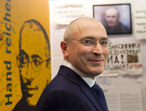 Михаил Ходорковский в&nbsp;музее Берлинской стены