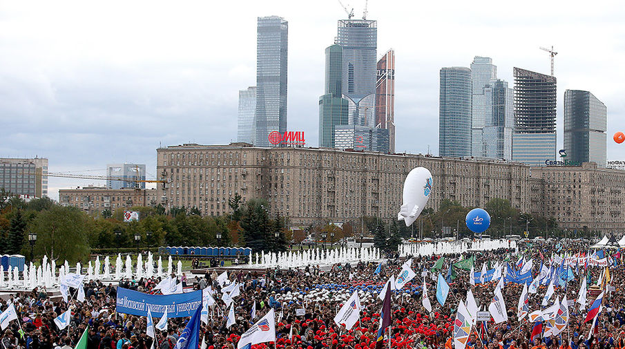 Парад российского студенчества в&nbsp;Парке Победы на&nbsp;Поклонной горе